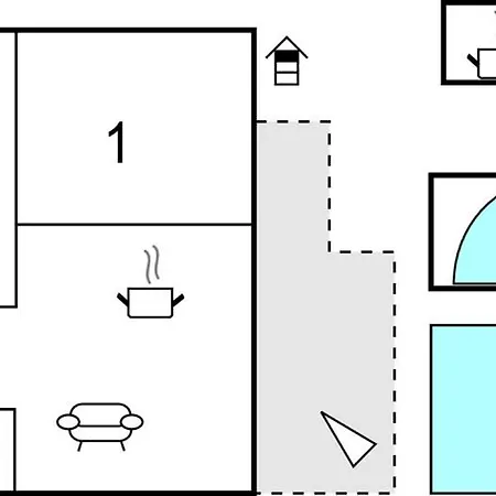 1 Bedroom Awesome In *